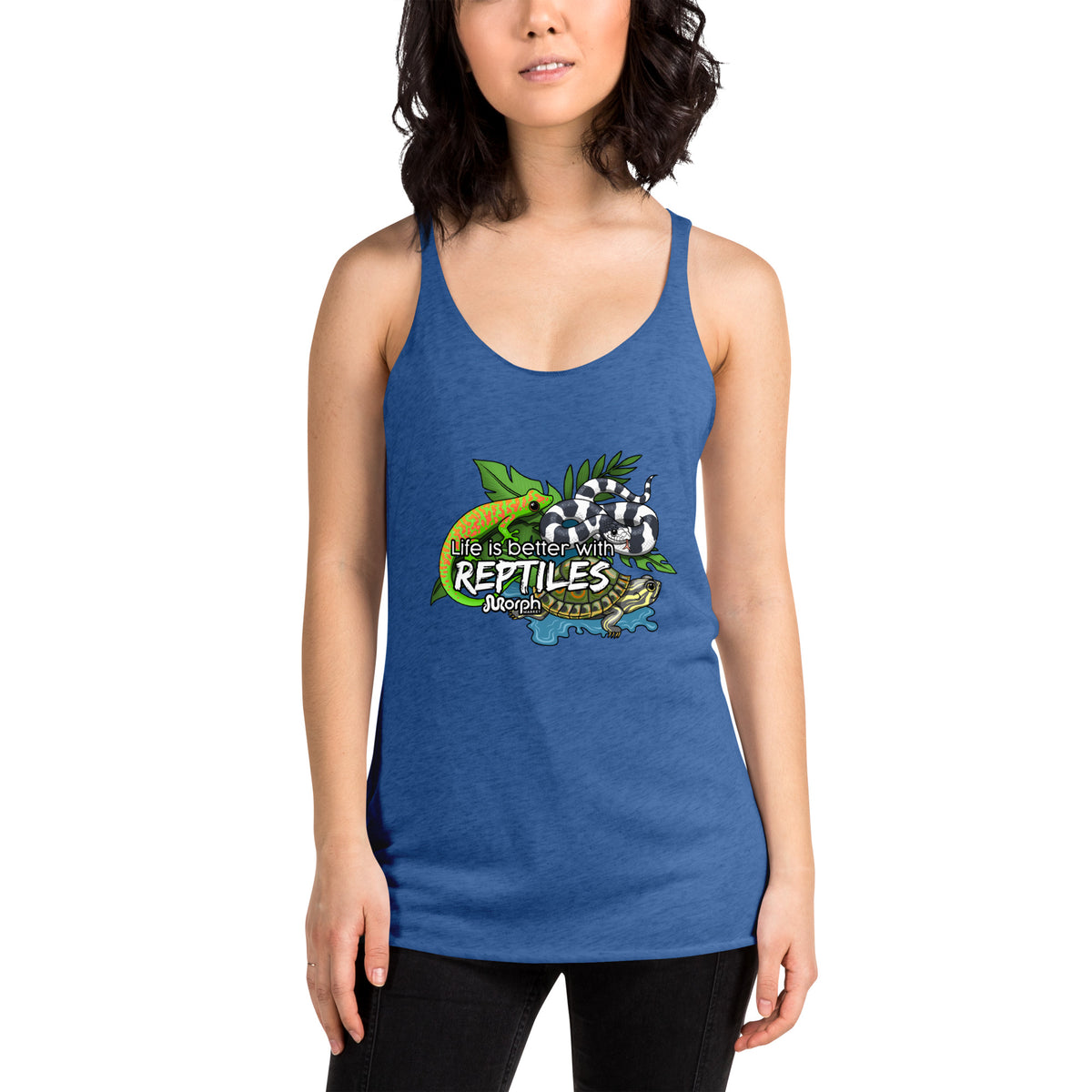 Life is Better with Reptiles Women's Racerback Tank